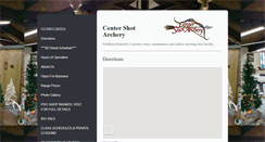 Desktop Screenshot of centershotarcheryky.com